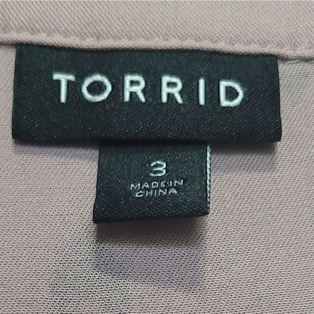 Torrid Blush High-Low Button Down Dress - Picture 5 of 5